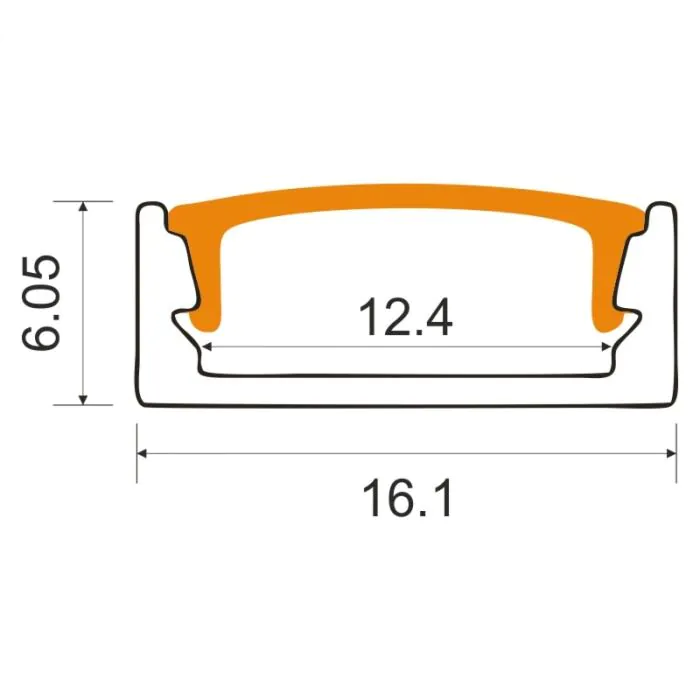 Profil do taśm LED Eco Light EC20903