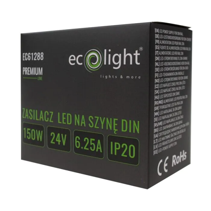 Zasilacz LED na szynę Eco Light EC61288