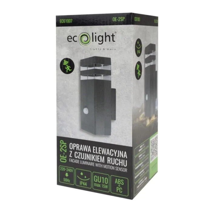 Oprawa elewacyjna, Kinkiet Eco Light EC61007