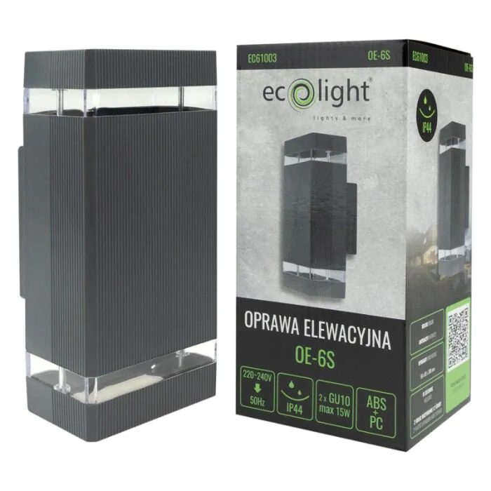 Oprawa elewacyjna, Kinkiet Eco Light EC61003