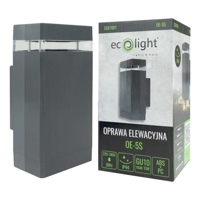Oprawa elewacyjna, Kinkiet Eco Light EC61001