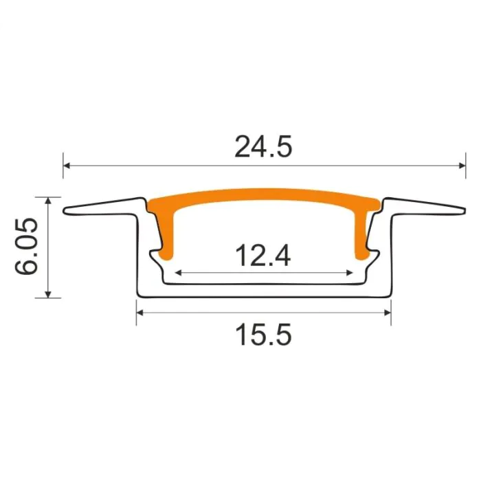 Profil do taśm LED Eco Light EC20913