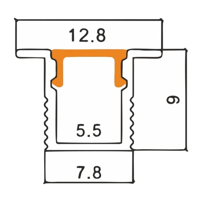 Profil do taśm LED Eco Light EC20843