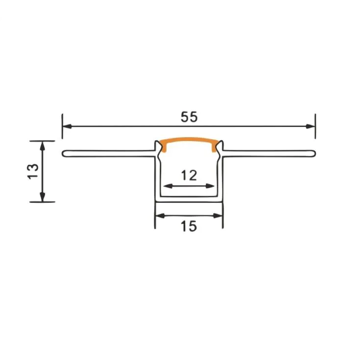 Profil do taśm LED Eco Light EC20927