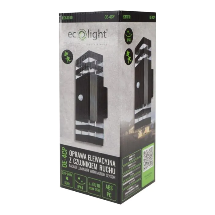 Oprawa elewacyjna, Kinkiet Eco Light EC61010