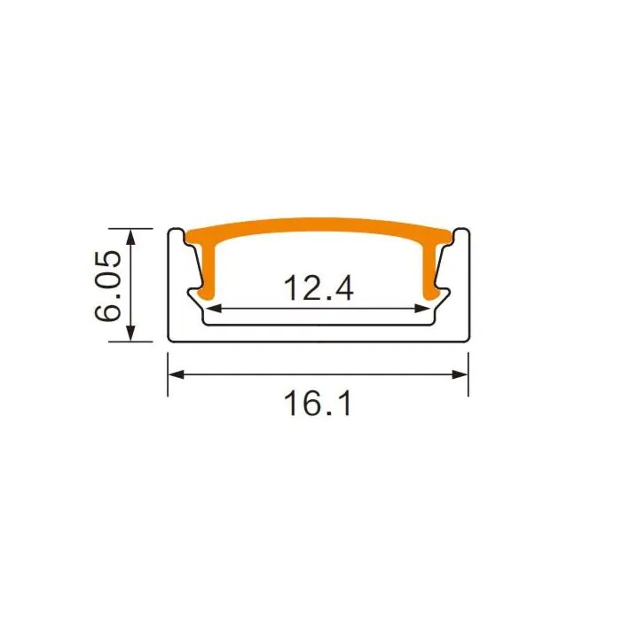 Profil do taśm LED Eco Light EC20597