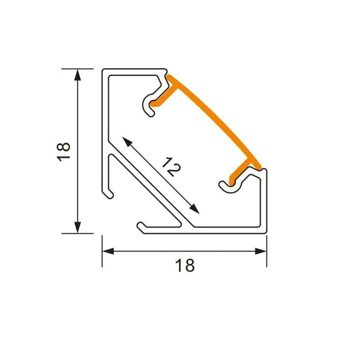 Profil do taśm LED Eco Light EC20622