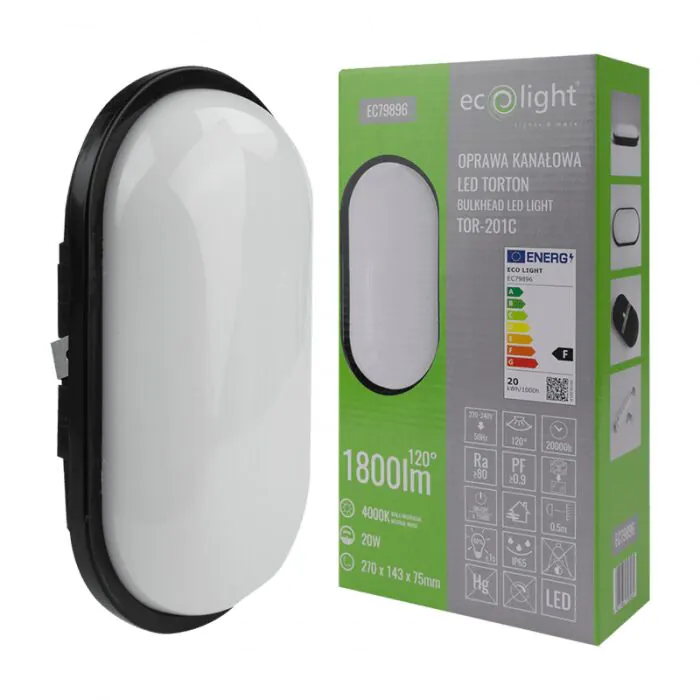 Plafon sufitowy, Plafon ścienny, Oprawa kanałowa, Oprawa elewacyjna Eco Light EC79896