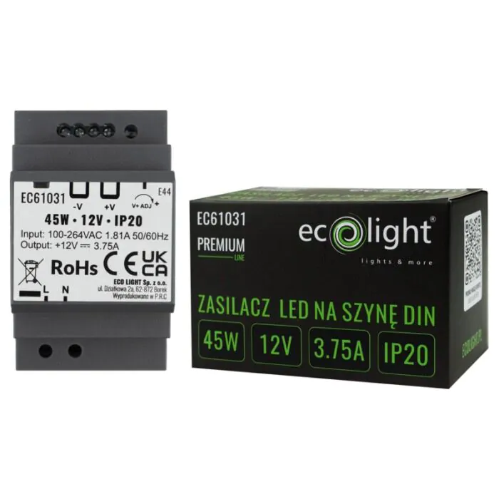 Zasilacz LED na szynę Eco Light EC61031