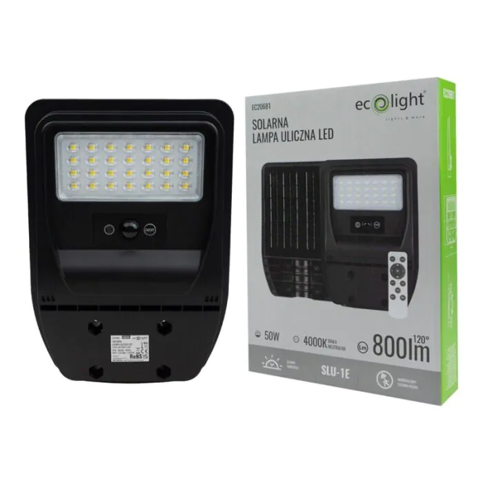 Lampa uliczna solarna, Oprawa solarna Eco Light EC20681