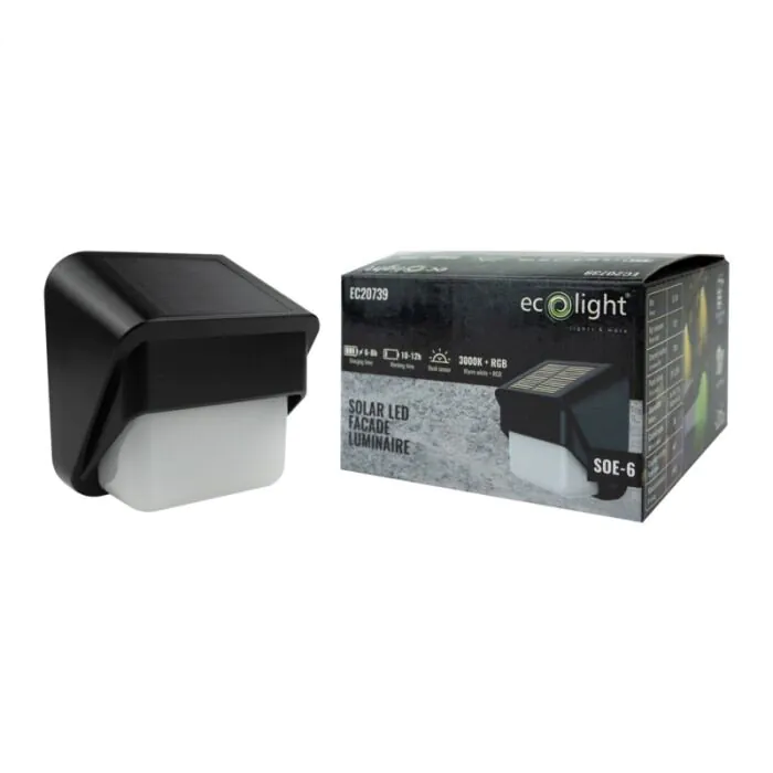 Oprawa elewacyjna, Kinkiet, Oprawa solarna Eco Light EC20739