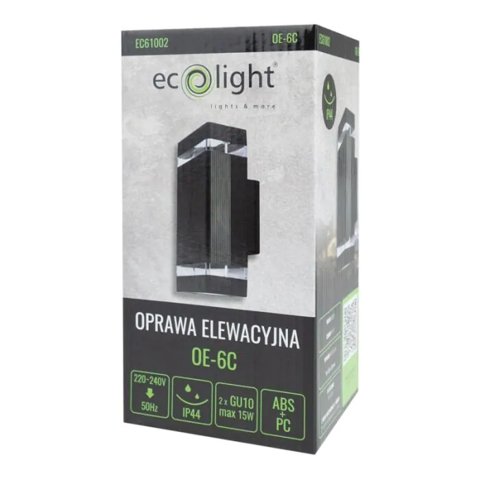 Oprawa elewacyjna, Kinkiet Eco Light EC61002