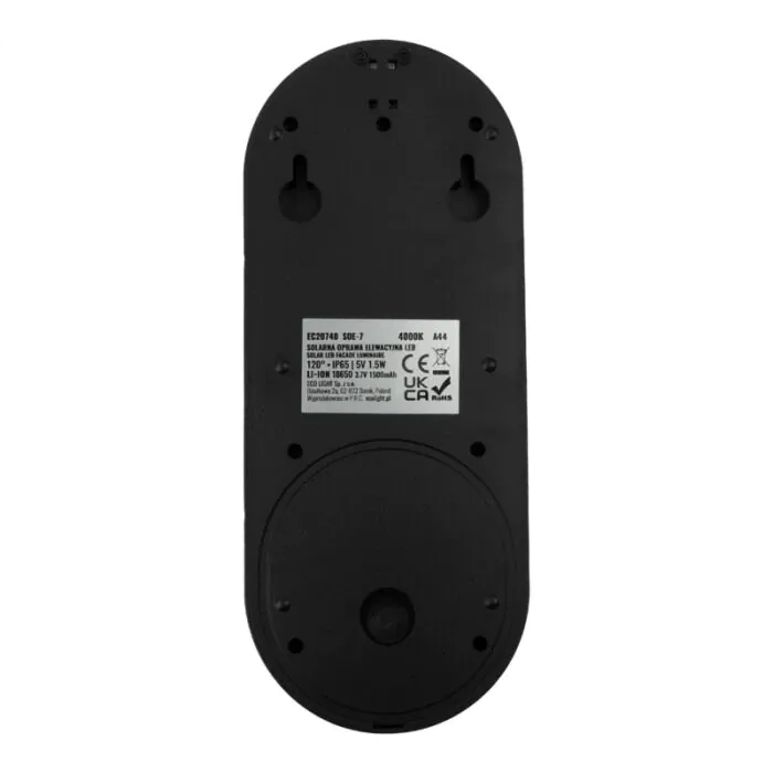 Oprawa elewacyjna, Kinkiet, Oprawa solarna Eco Light EC20740
