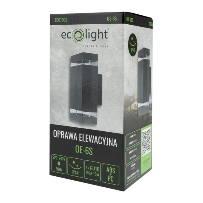 Oprawa elewacyjna, Kinkiet Eco Light EC61003