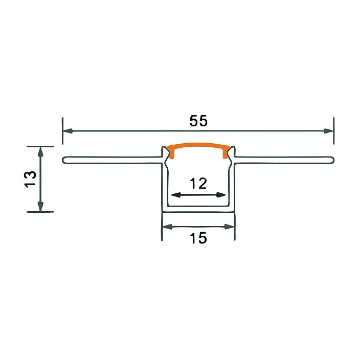 Profil do taśm LED Eco Light EC20647