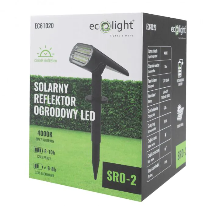Oprawa ogrodowa, Oprawa solarna Eco Light EC61020
