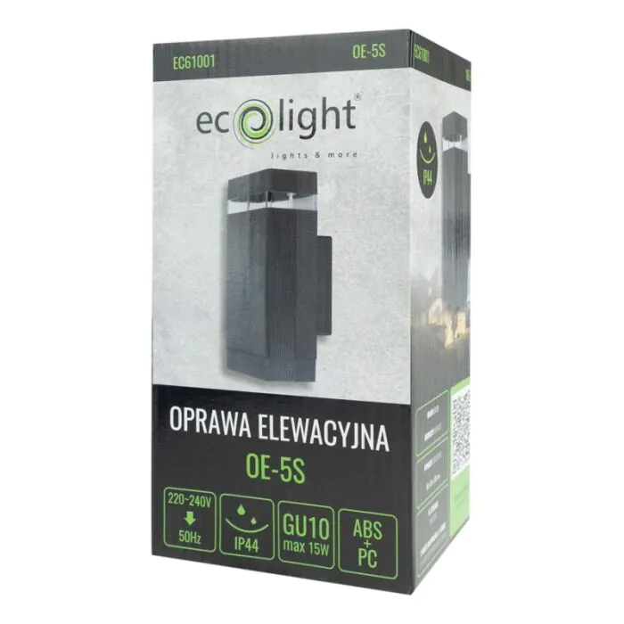 Oprawa elewacyjna, Kinkiet Eco Light EC61001