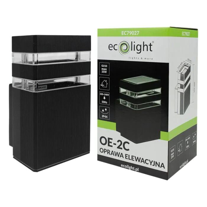 Oprawa elewacyjna, Kinkiet Eco Light EC79027