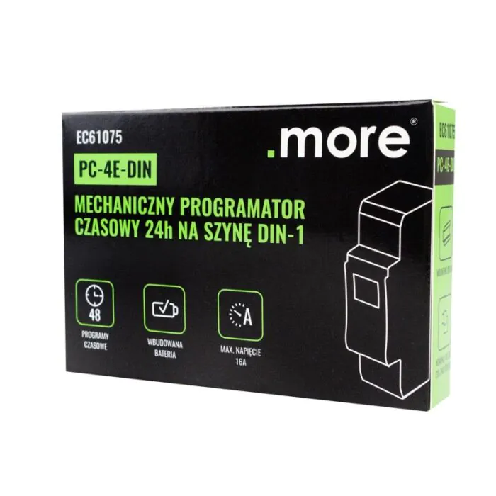 Programator czasowy dobowy .MORE M61075