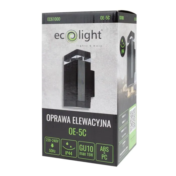 Oprawa elewacyjna, Kinkiet Eco Light EC61000