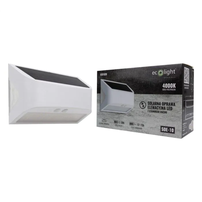 Oprawa elewacyjna, Kinkiet, Oprawa solarna Eco Light EC61028