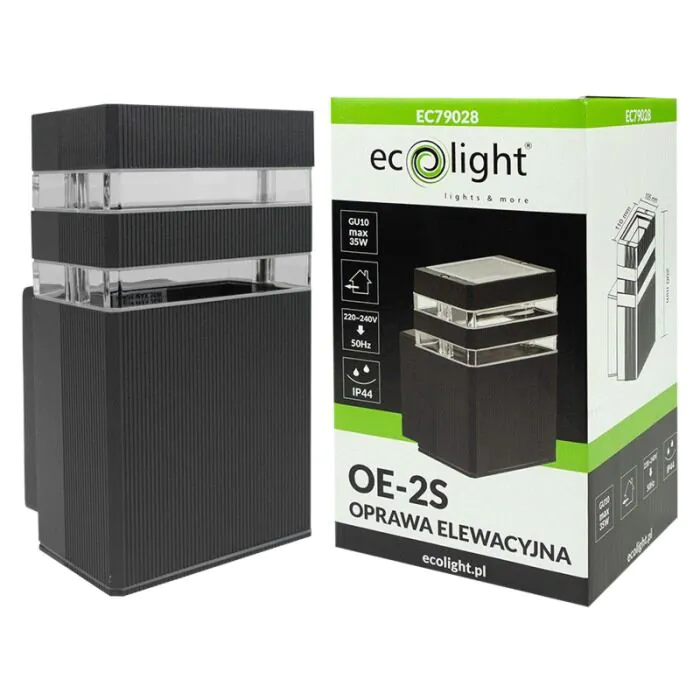 Oprawa elewacyjna, Kinkiet Eco Light EC79028
