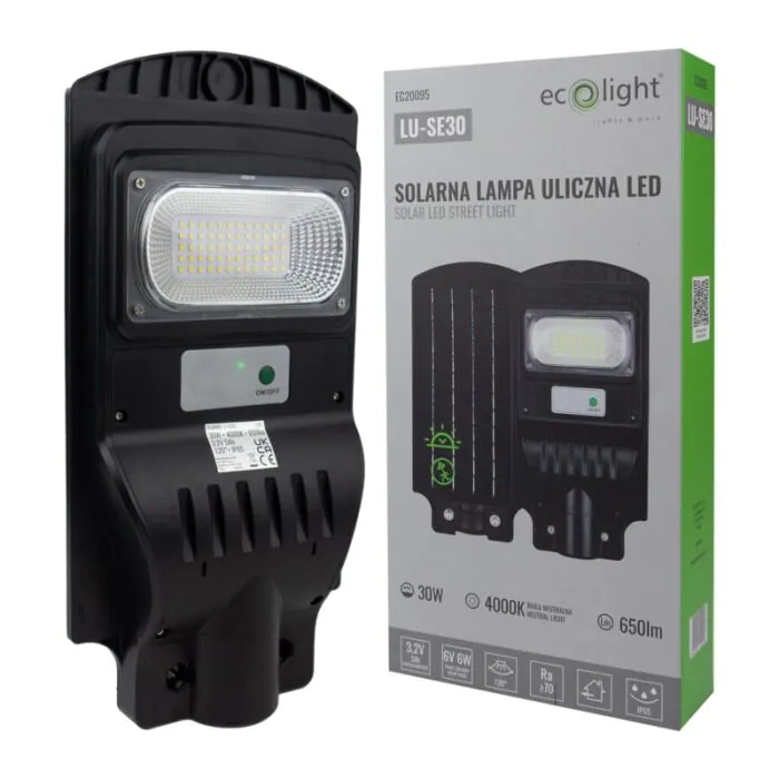 Lampa uliczna solarna, Oprawa solarna Eco Light EC20095