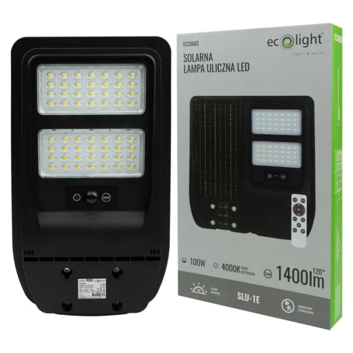 Lampa uliczna solarna, Oprawa solarna Eco Light EC20682