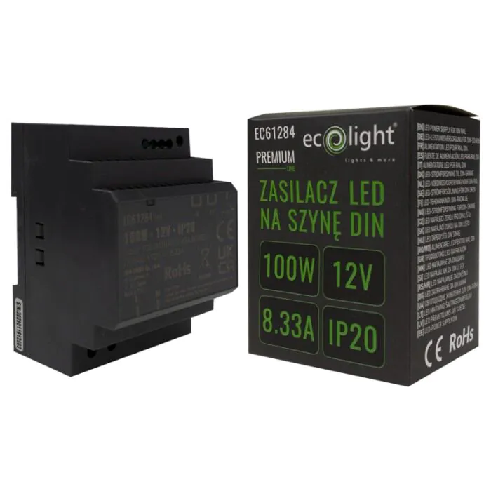 Zasilacz LED na szynę Eco Light EC61284