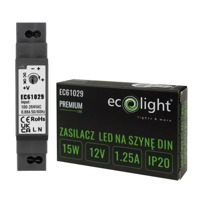 Zasilacz LED na szynę Eco Light EC61029