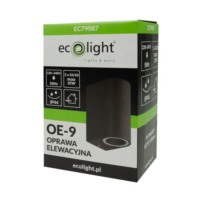 Oprawa elewacyjna, Kinkiet Eco Light EC79087