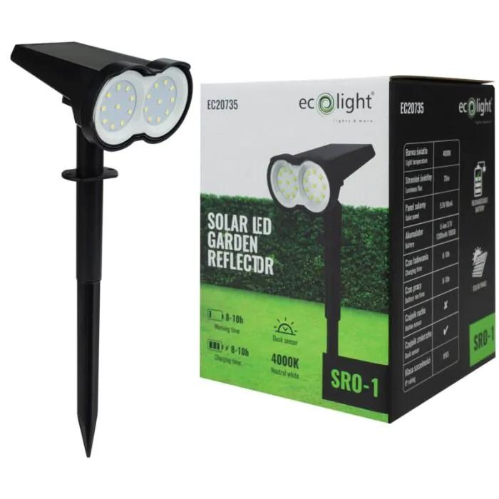 Oprawa ogrodowa, Oprawa solarna Eco Light EC20735