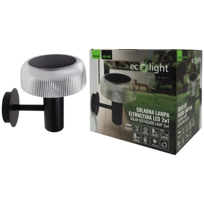 Oprawa elewacyjna, Kinkiet, Oprawa solarna Eco Light EC61344