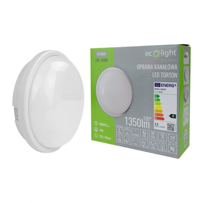 Plafon sufitowy, Plafon ścienny, Oprawa kanałowa, Oprawa elewacyjna Eco Light EC79889