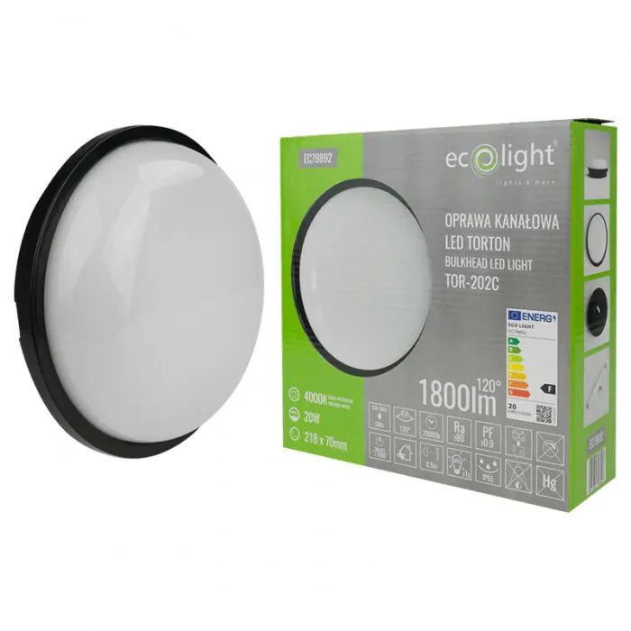 Plafon sufitowy, Plafon ścienny, Oprawa kanałowa, Oprawa elewacyjna Eco Light EC79892