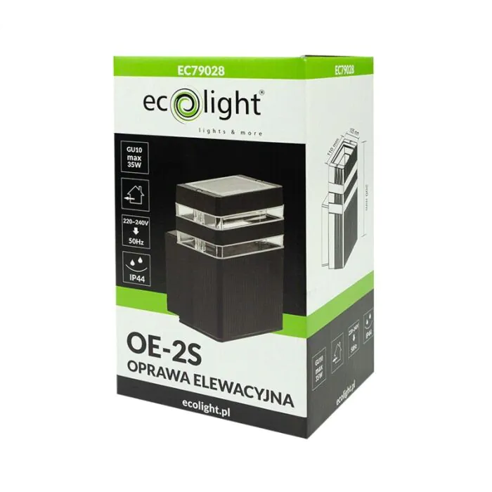 Oprawa elewacyjna, Kinkiet Eco Light EC79028