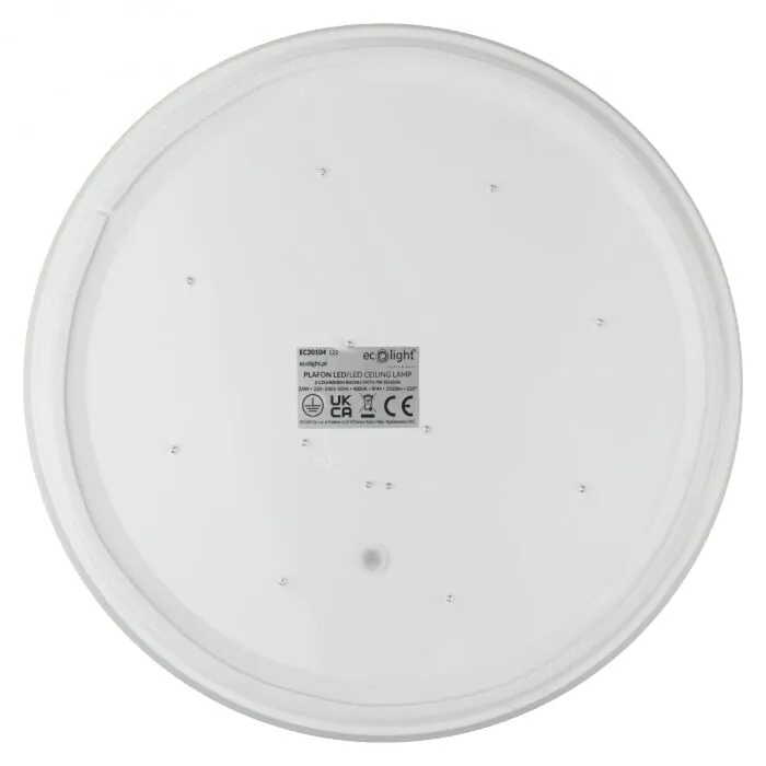 Plafon sufitowy, Plafon z czujnikiem ruchu Eco Light EC20104