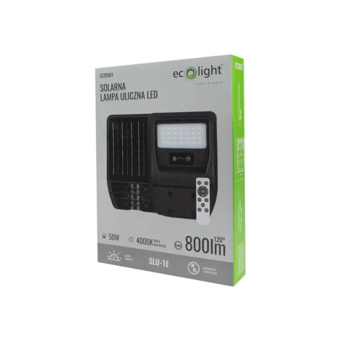 Lampa uliczna solarna, Oprawa solarna Eco Light EC20681