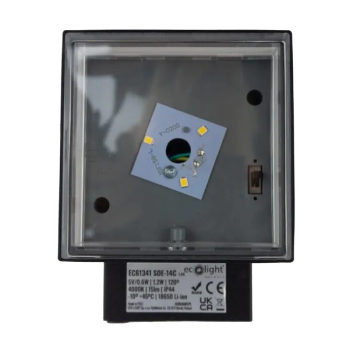 Oprawa elewacyjna, Kinkiet, Oprawa solarna Eco Light EC61341