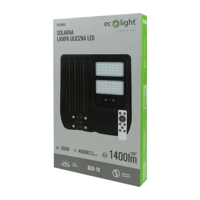 Lampa uliczna solarna, Oprawa solarna Eco Light EC20682