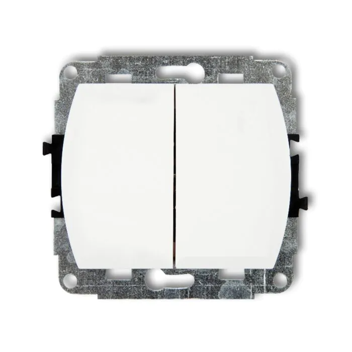 Włącznik jednobiegunowy ze schodowym Karlik WP-10L.11