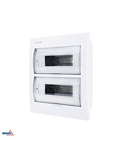 Rozdzielnica modułowa obudowa podtynkowa 2x12 IP40 biała Schelinger A80-RDP-IP40-NPE-24P