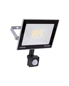 Naświetlacz LED KROMA z czujnikiem ruchu 30W 4200K 2660lm IP65 115° szary STRUHM 03606