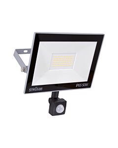 Naświetlacz LED KROMA z czujnikiem ruchu 50W 4200K 4420lm IP65 114° szary STRUHM 03607