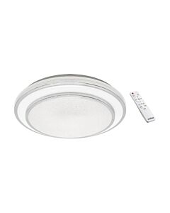 Oprawa plafon LED GLORIA lampa ściemnialna z pilotem 48W 4200K 3400lm 160° IP44 biała STRUHM 03727