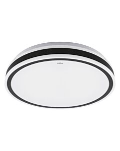 Oprawa plafon LED AURELIA lampa 48W 4100K 5540lm 160° IP44 biały/czarny STRUHM 03776