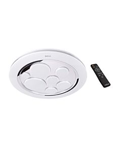 Oprawa plafon LED DROPS lampa dekoracyjna z pilotem 48W 4200K 6050lm 140° IP44 biała STRUHM 03866
