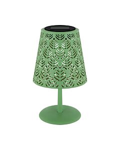 Lampka stołowa solarna LED LUDA 20 0,2W z akumulatorem 1,2V 1xAAA 400mAh IP44 zielona STRUHM 04609