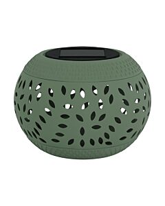 Lampka stołowa solarna LED HERBI 0,2W z akumulatorem 1,2V 1xAA 200mAh IP44 zielona STRUHM 04731