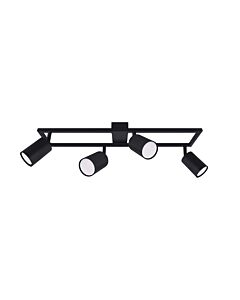 Oprawa ścienno-sufitowa HUBERT 4L BLACK 4xGU10 35W lampa kinkiet czarny STRUHM 04965